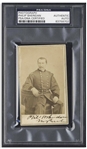 General Philip Sheridan Boldly Signed CDV Photo -- Encapsulated by PSA